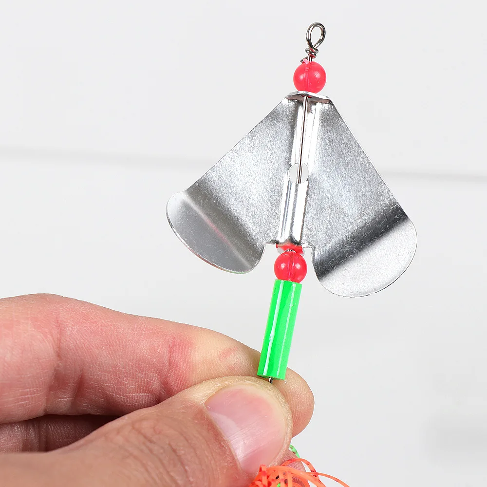Señuelo de pesca Multicolor, cebo giratorio de Metal para lubina, trucha, salmón, Jigs de natación - imagen 3