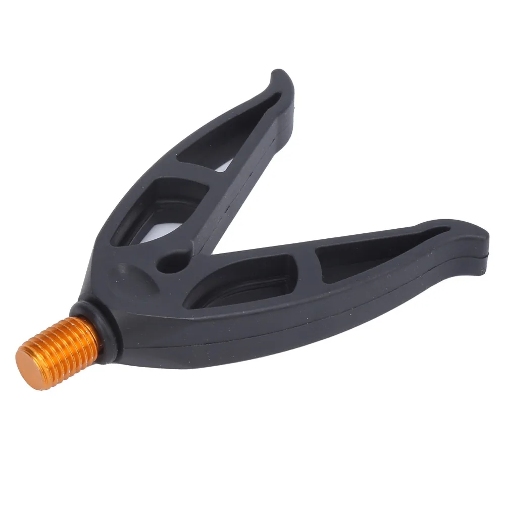 Soporte duradero para caña de pescar en forma de V, soporte para caña de pescar negro de 3,6 cm con hilo M3/8, aparejos de pesca, 4 Uds. - imagen 2