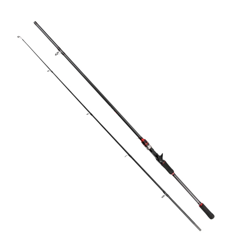 Caña de pescar giratoria para Baitcasting, 2 secciones, 1,8/1,65 M, peso de fundición de carbono, 5-25g, poste de señuelo ultraligero rápido - imagen 3