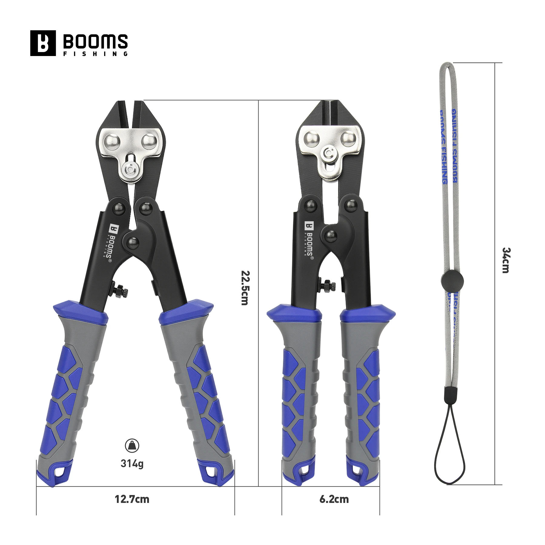 Alicates corta anzuelos Booms Fishing XW43 – Acero al carbono - imagen 4