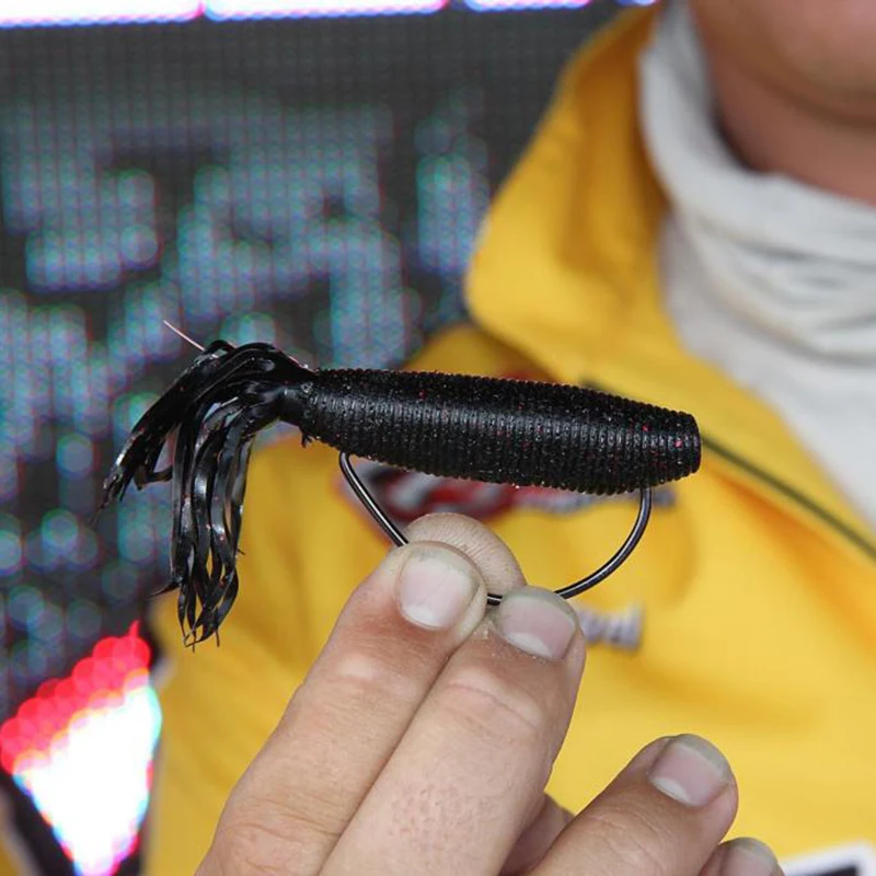 American Original Yamamoto FAT BOY IKA cabeza vegetal insecto alta gravedad específica señuelo cebo suave pegamento falda Obstacle de Texas - imagen 2