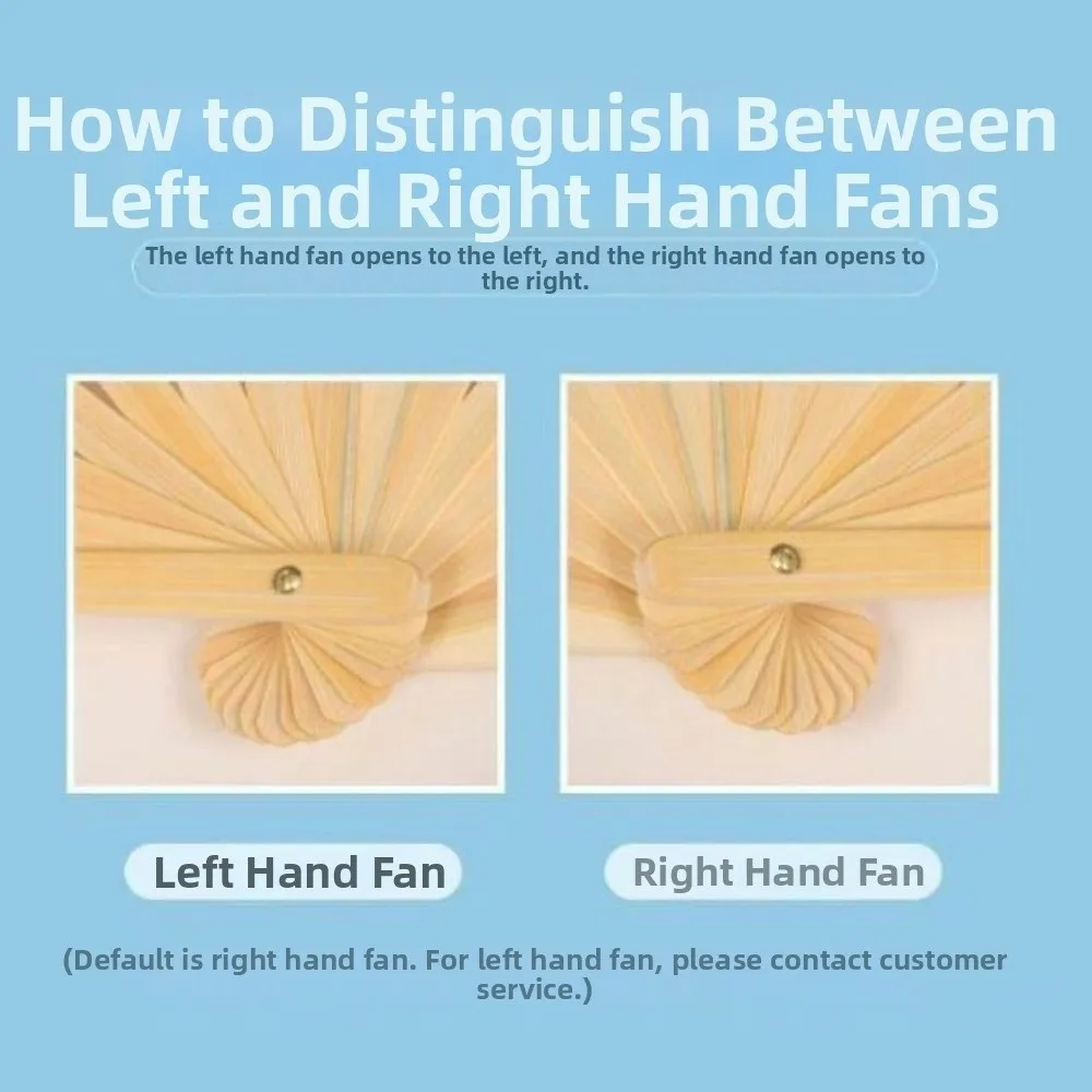 Abanico corto chino de bambú para danza del vientre, 31/36cm, pares de práctica de bailarina de imitación larga, abanicos de bambú para danza Yangko - imagen 4