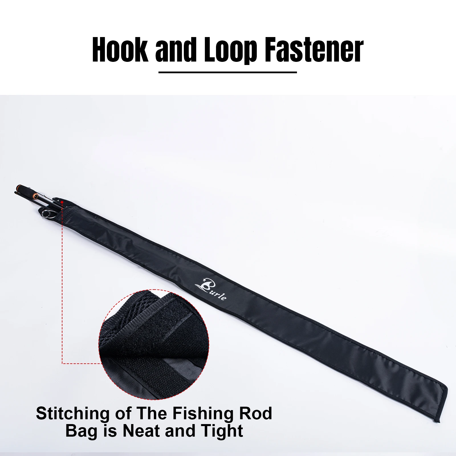 Goture-bolsa portátil para caña de pescar, 110cm, 123cm, accesorios de aparejos de pesca, bolsa de protección para poste, bolsa de paraguas de pesca gruesa - imagen 4