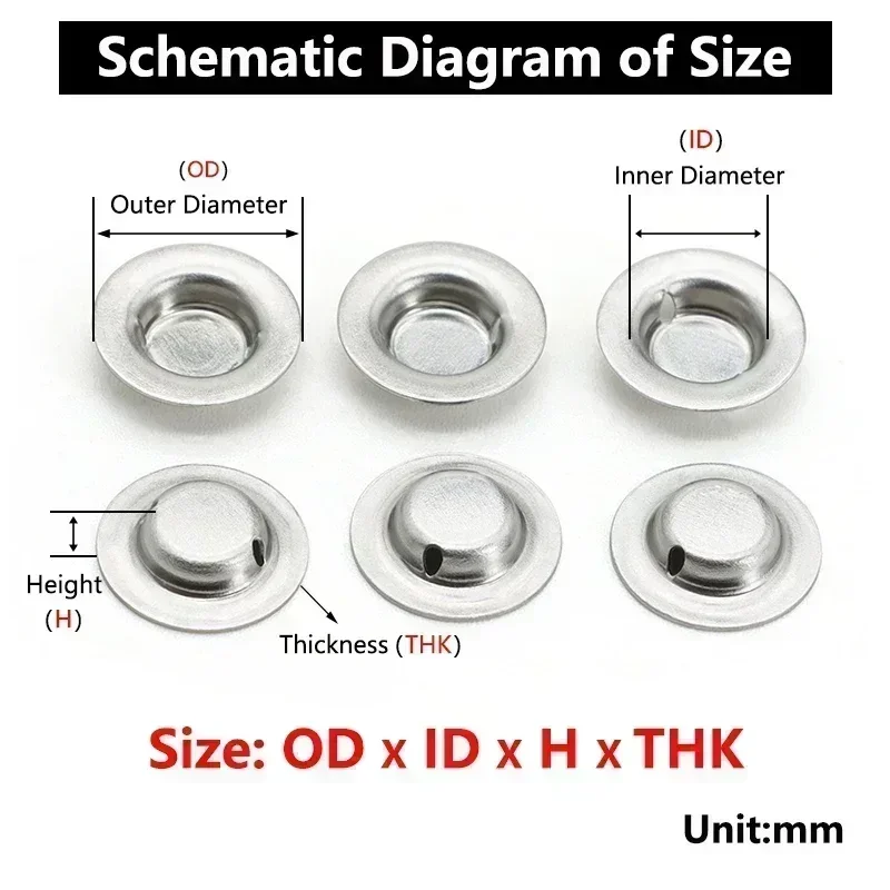 Accesorios para baterías de 10 ~ 2000 Uds., tapa de soldadura por puntos positiva para batería de litio 18650, junta de cabeza plana de electrodo negativo alternativo - imagen 3