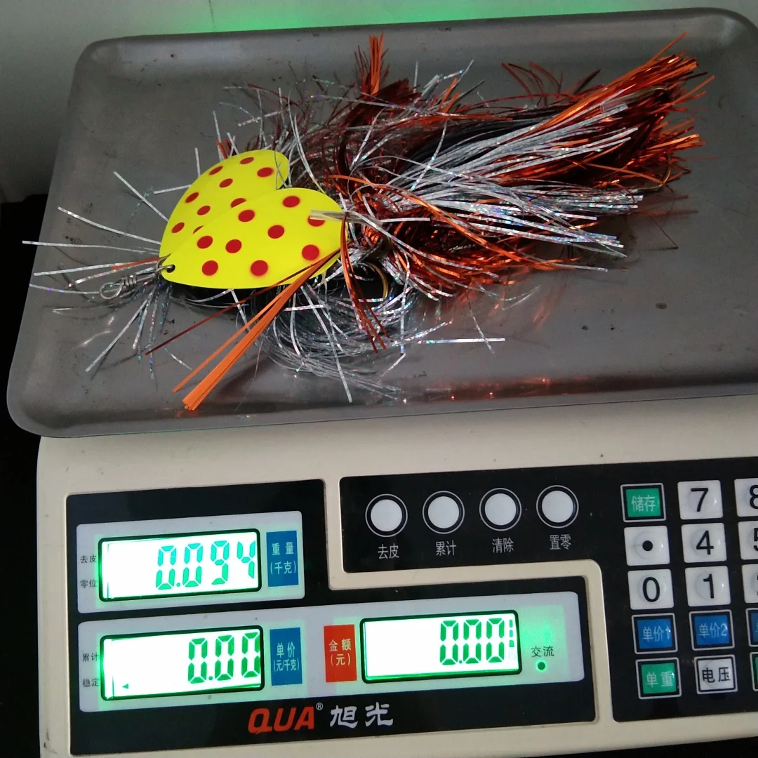 Swolfy 1pc 25cm 94g cebo giratorio de pesca, cebo giratorio para Lucio, lubina y trucha, Señuelos de Pesca para agua dulce y salada - imagen 5