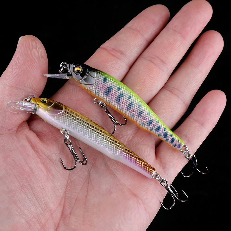 WALK FISH-cebo de Pesca que se hunde, 1 piezas, 75mm, 5,2g, Wobbler, Pesca de agua dulce, Lucio, trucha, aparejos de Pesca - imagen 5