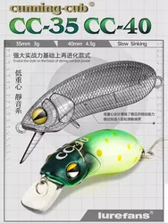 Wobbler Pececillo CC35/CC40 – Hundido silencioso 3g/4,3g