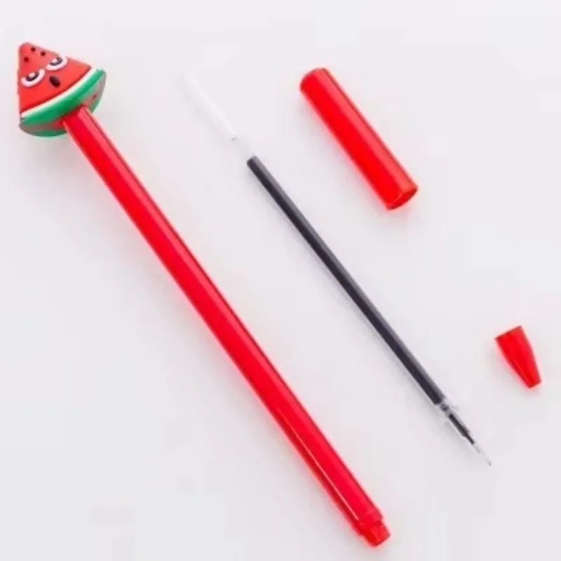 Bolígrafo Frutas Dibujos Animados – Tinta neutral 0.5 mm para firma - imagen 3