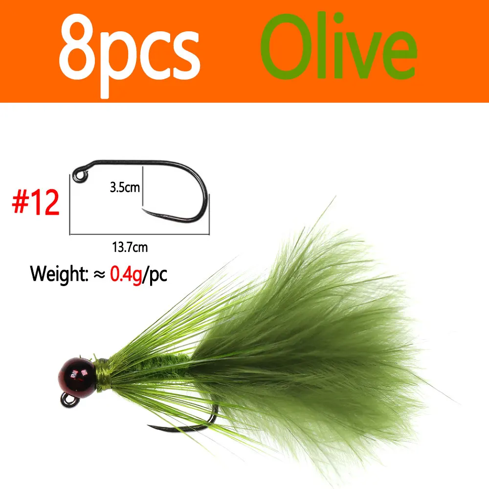 8pcs Olive