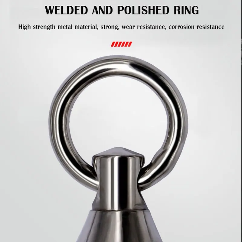 Rodamiento de bolas de pesca de acero inoxidable, conector de anillos sólidos giratorios, 20 piezas, pesca en agua dulce y salada para cebo de curricán - imagen 3