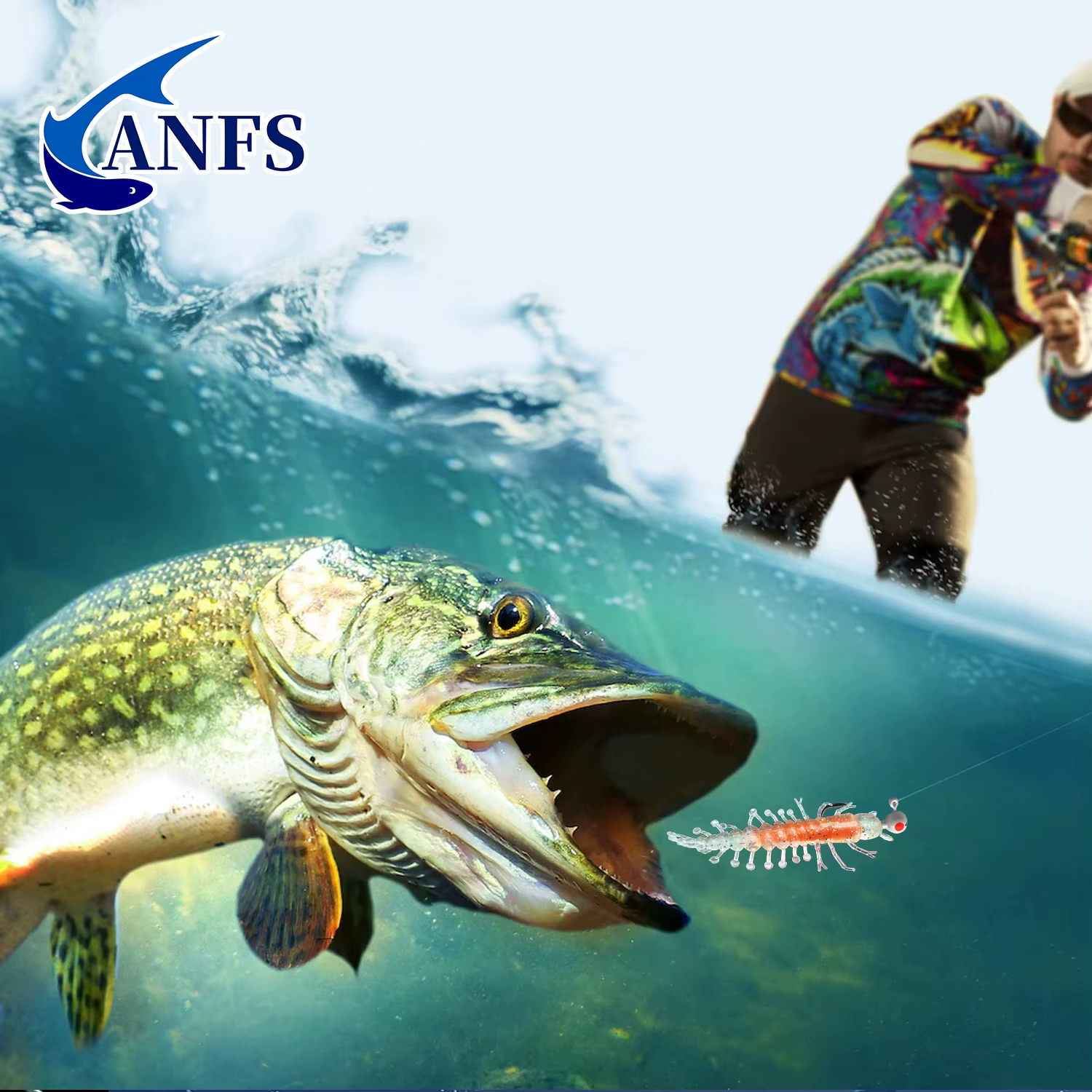 Vinilos pesca surtido – Señuelos blandos realistas anzuelo colorido - imagen 3