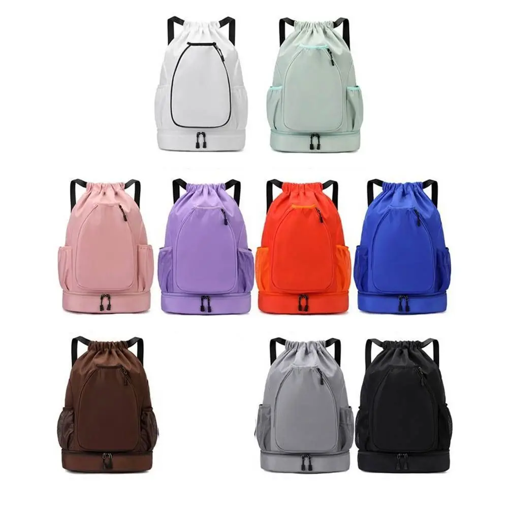 Mochila para raqueta de tenis con 2 raquetas, con bolsillo para zapatos, impermeable, para gimnasio, correa ajustable, bolsa de Fitness con cordón de gran capacidad - imagen 5