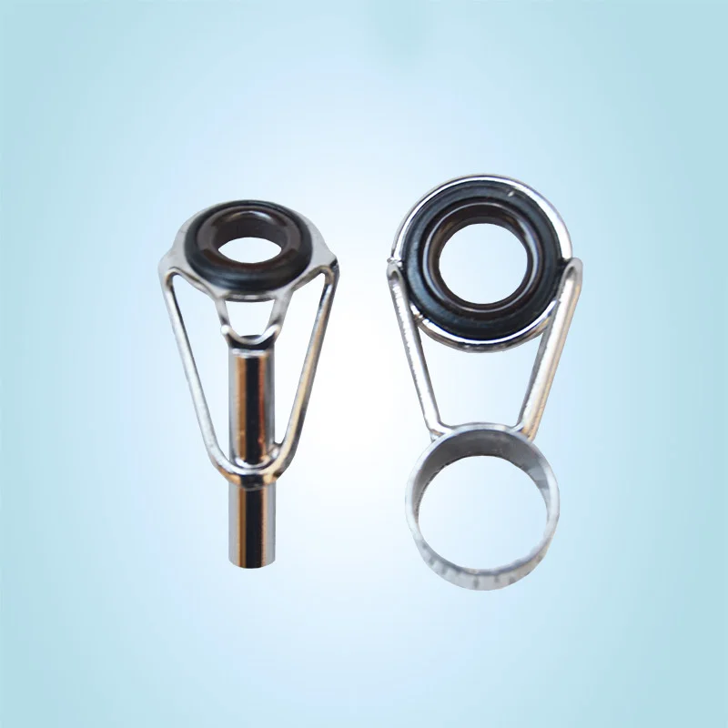 Kit de reparación de caña de pescar telescópica, herramienta de accesorios, anillo de ojo, línea de fundición giratoria, punta superior, 200 Uds. - imagen 2