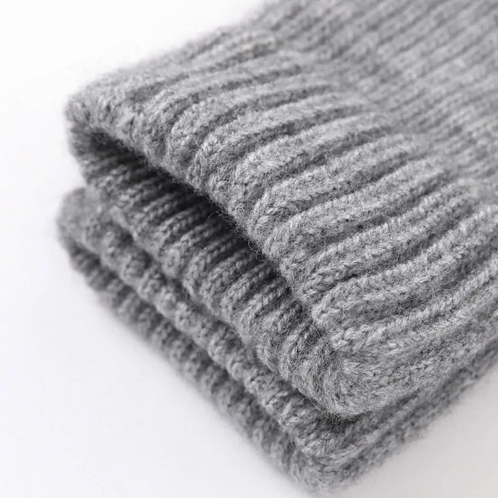 Guantes de punto gruesos, guantes transpirables a prueba de frío con cinco dedos, guantes cálidos separados con dedos a prueba de viento y pantalla táctil - imagen 4