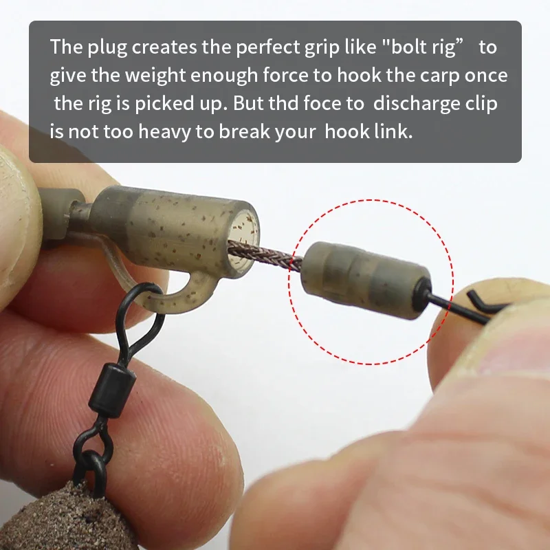 Kit Accesorios Carpa con Clip Correa Gomas y Alimentador Método - imagen 4