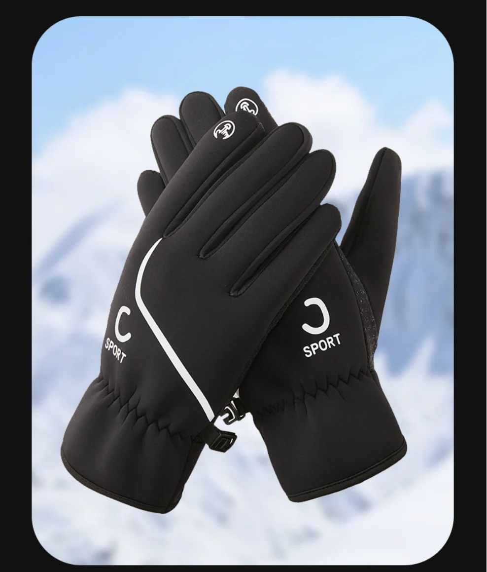 Guantes de pesca en hielo con forro polar NUNATAK, guantes cálidos de invierno, guantes de protección contra el frío, guantes antideslizantes, guantes para deportes al aire libre - imagen 3