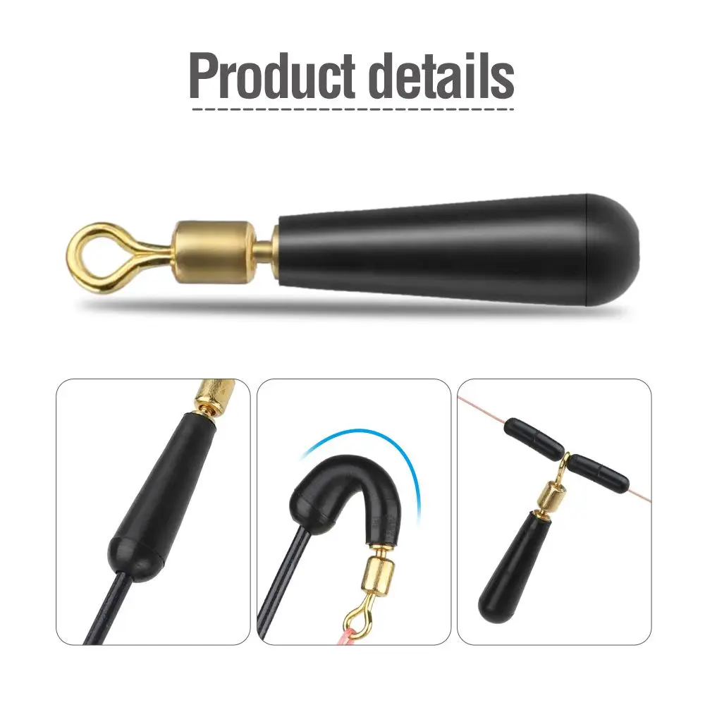 Herramientas de deriva de goma y Metal, accesorio de rotación de engranajes, equipo de pesca de deriva, flotadores de pesca, asiento flotante - imagen 3