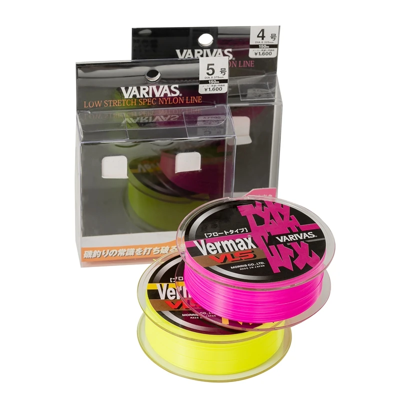 Varivas Vermax ISO ZEROFUKASE-sedal de pesca en roca, semiflotante monofilamento de nailon, Visible especial, Original, 100%, 150M - imagen 5