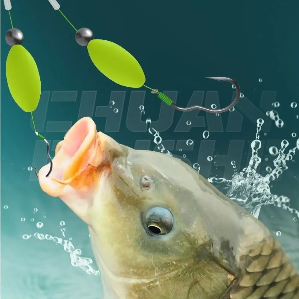 Aparejo de Carpa con Jaula Cebo - Doble Gancho Listo - imagen 2