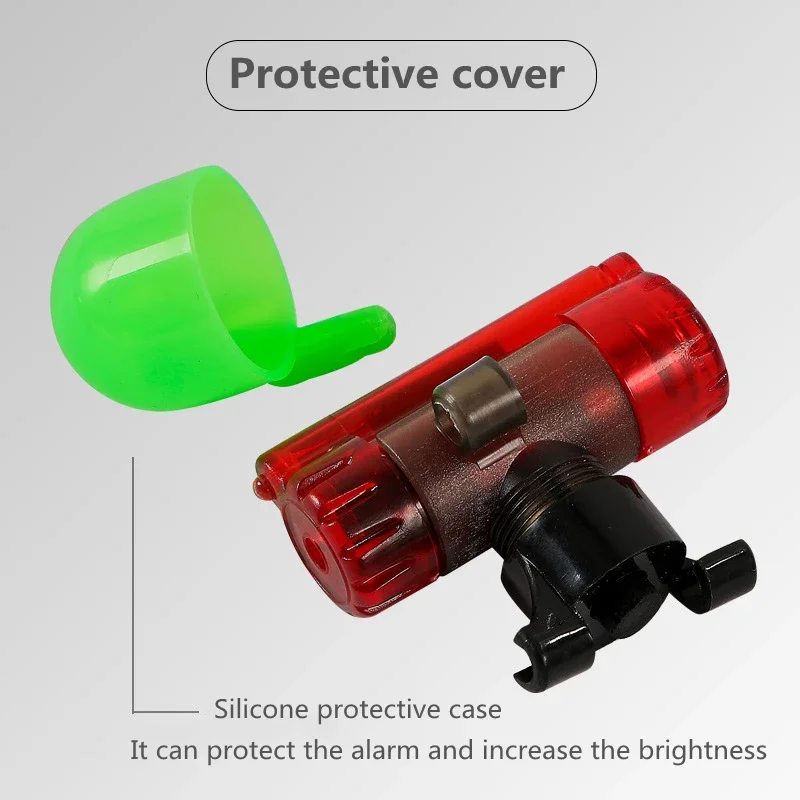 Juego de alarma y Swinger para morder pesca, Swingers de pesca resistentes al agua, indicador de picadura de pescado, Sensor de señal luminosa, accesorios de luz - imagen 5