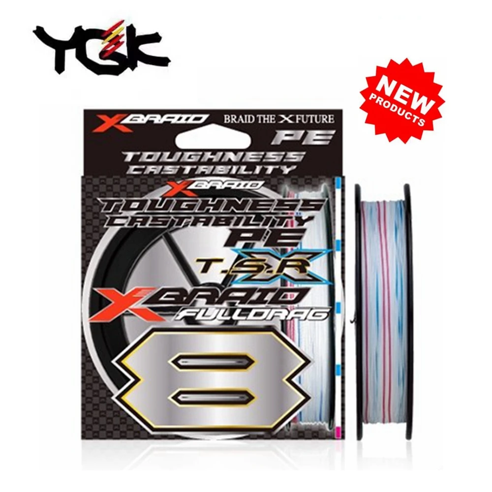 YGK X-Braid Fulldrag TSR X8 – Trenzado PE de 8 cabos para pesca - imagen 5