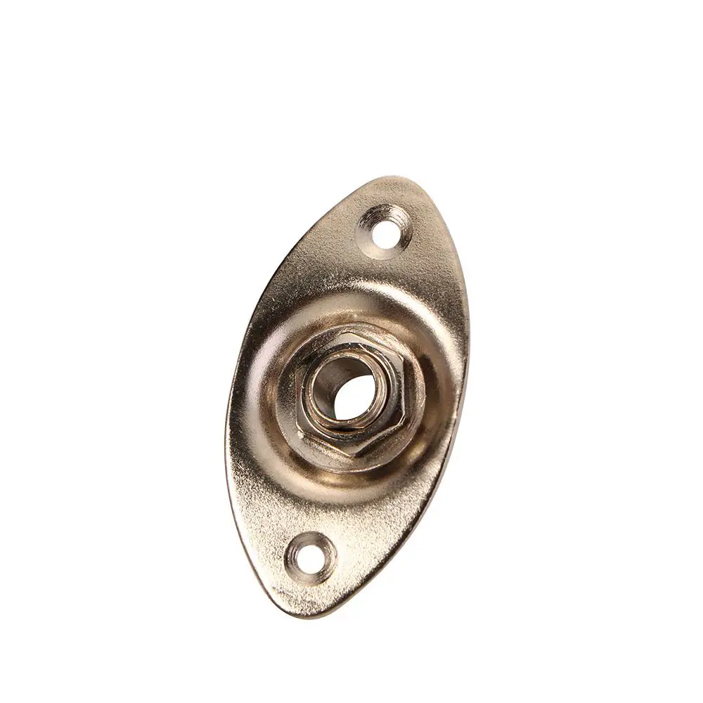 Instrumentos, piezas de guitarra eléctrica de Metal, placa y tornillos de repuesto para guitarra, salida de Audio, toma de salida estéreo - imagen 4
