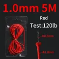 1.0mm red 5m