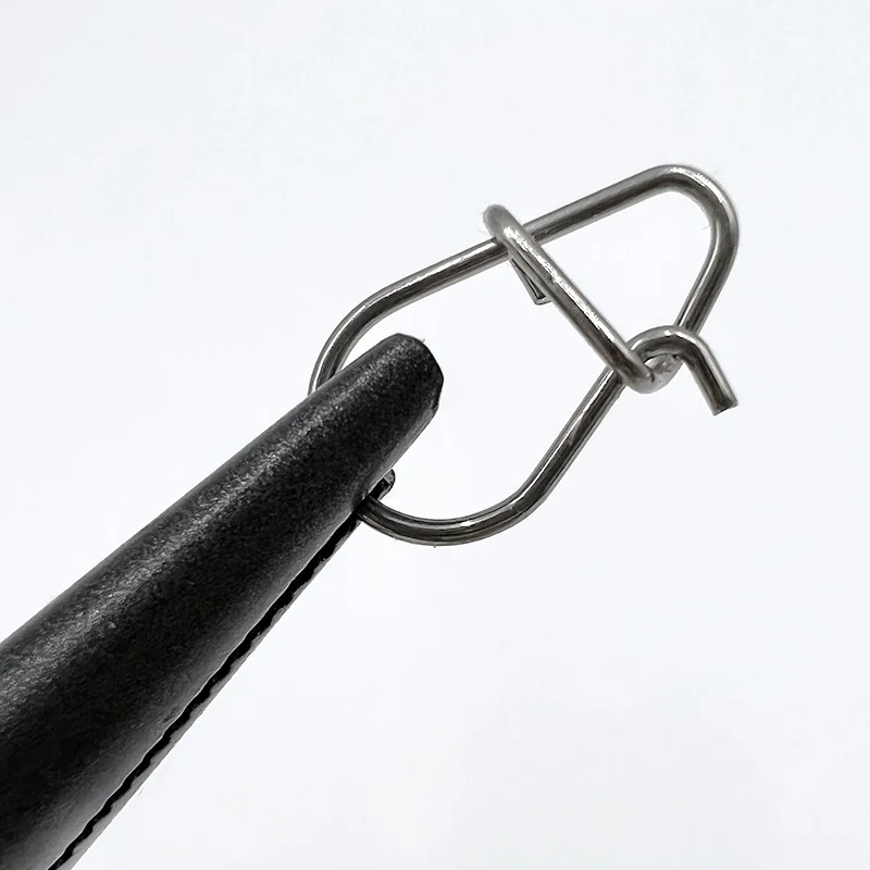 100 Uds Pin de calabaza Micro-objeto señuelo Pin Material de acero inoxidable accesorios de pesca mejora huevo Snap señuelo conector - imagen 5