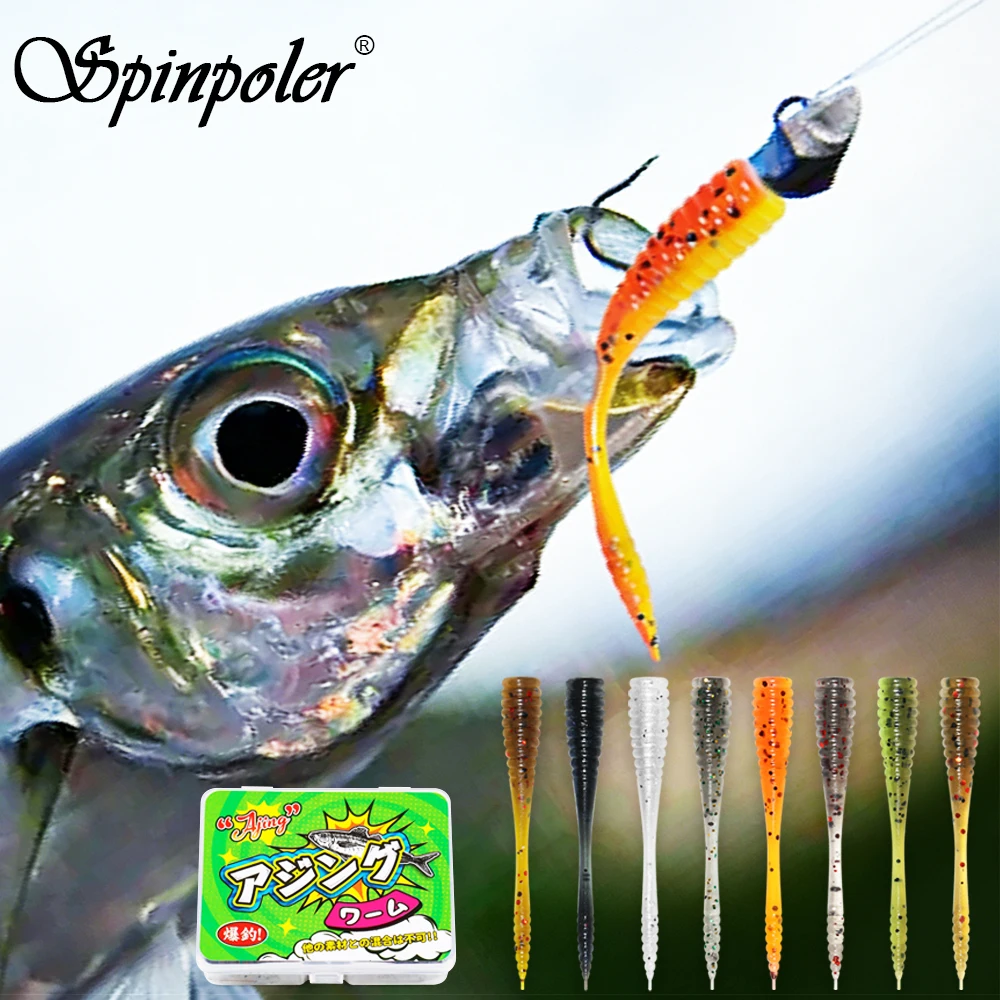 Spinpoler Micro Soft Worm Stick – Vinilo drop shot flotante segmentado - imagen 4