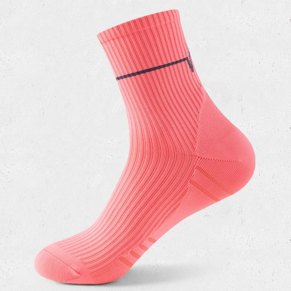 New Professional Cycling Socks Breathable Moisture-Wicking Football Stocking Striped Mountain Bike Sock for Road Racing