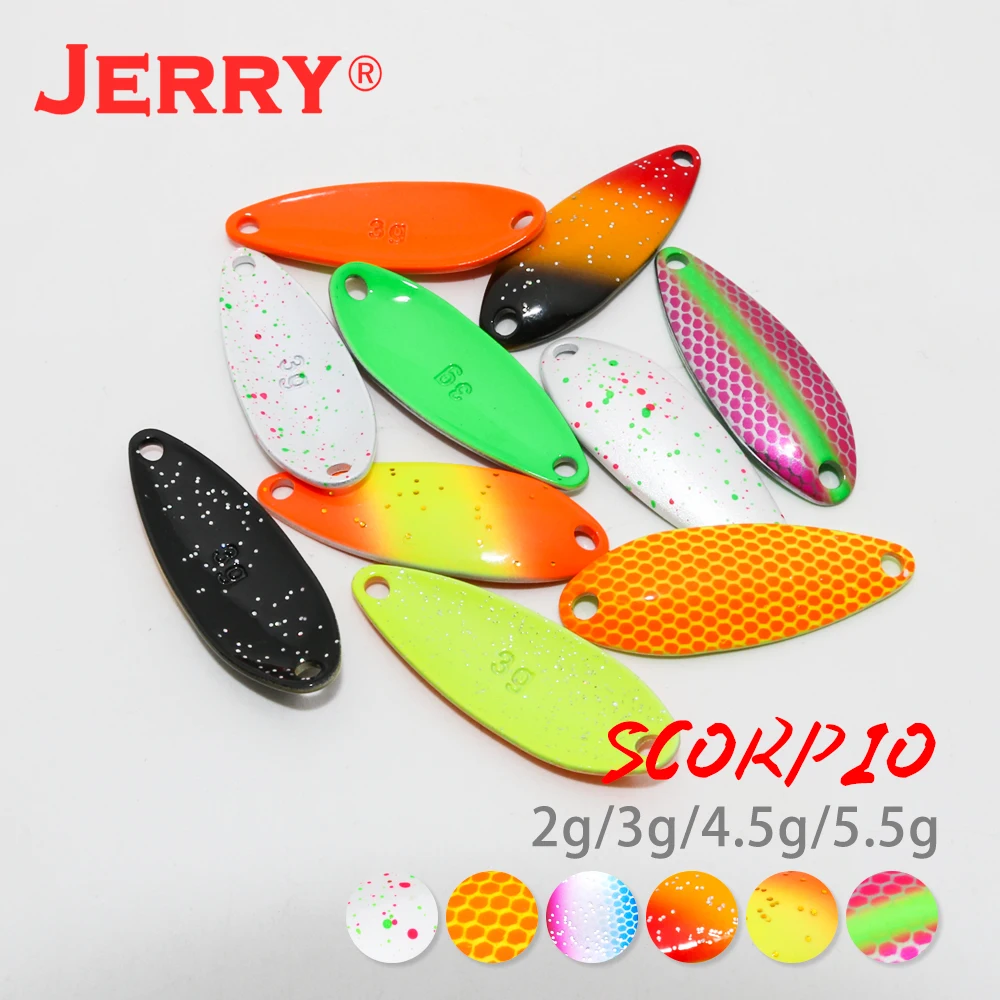 Señuelos spinnerbait Jerry Scorpio ultraligeros para truchas en río - imagen 5