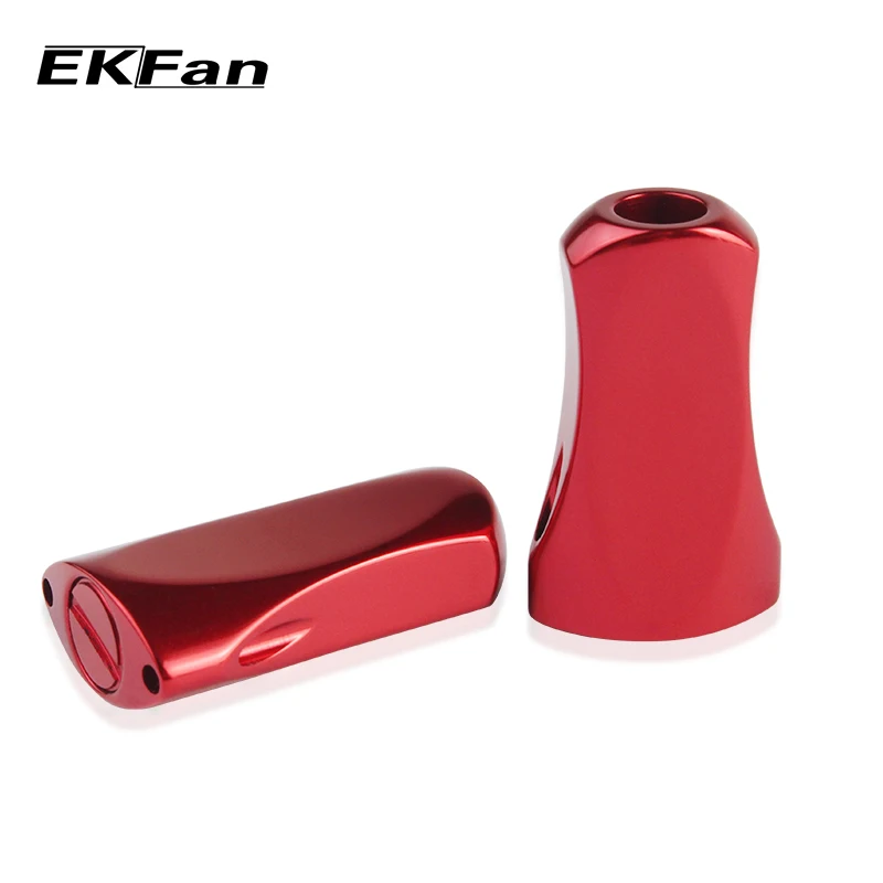 EKFan-perillas de mango de carrete de pesca, 2 piezas, para carretes de pesca Baitcasting, pieza de componente, accesorio de equipo de aparejos de pesca - imagen 3