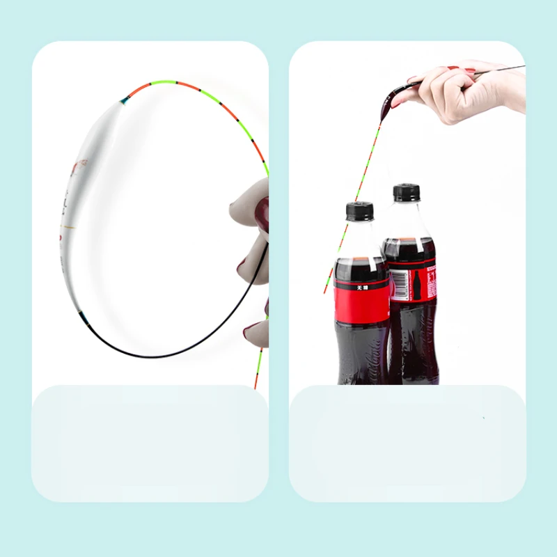 Flotador de pesca salvaje, flotador de pescado de carpa cruciana atrevida, Balsa Boya a prueba de viento, flotador de carpa Nano de alta sensibilidad, boya Vertical - imagen 3