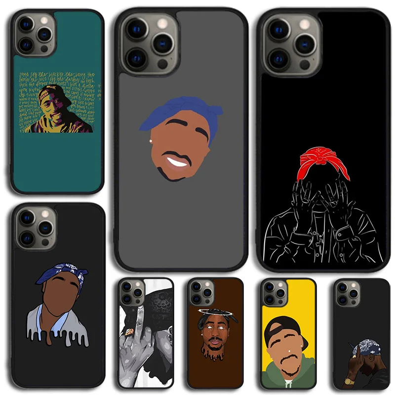 Funda iPhone 2Pac Tupac Shakur – Diseño para 15 16 17 Pro y Plus - imagen 4