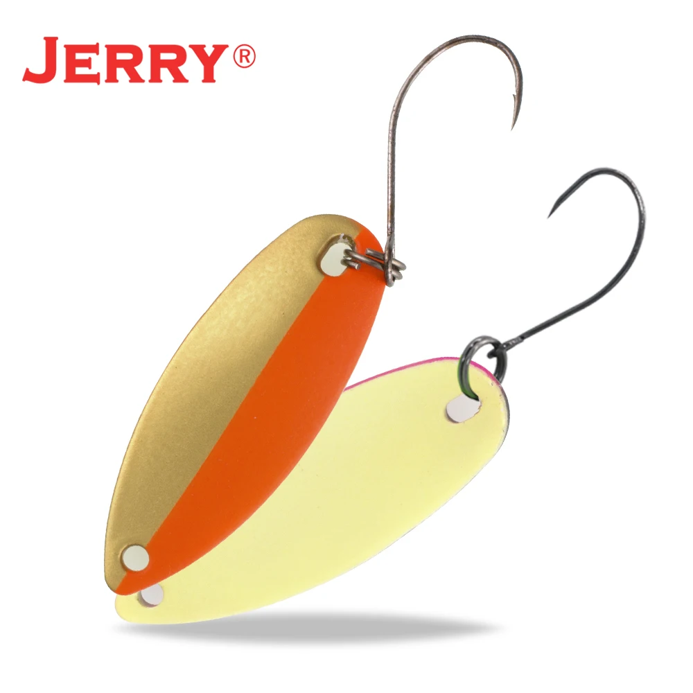 Jerry Sagitario 2g 3,5g 5,5g cuchara de Pesca fundida ultraligera de agua dulce latón cebo de Metal trucha Lucio lubina lago Spinning Pesca - imagen 5