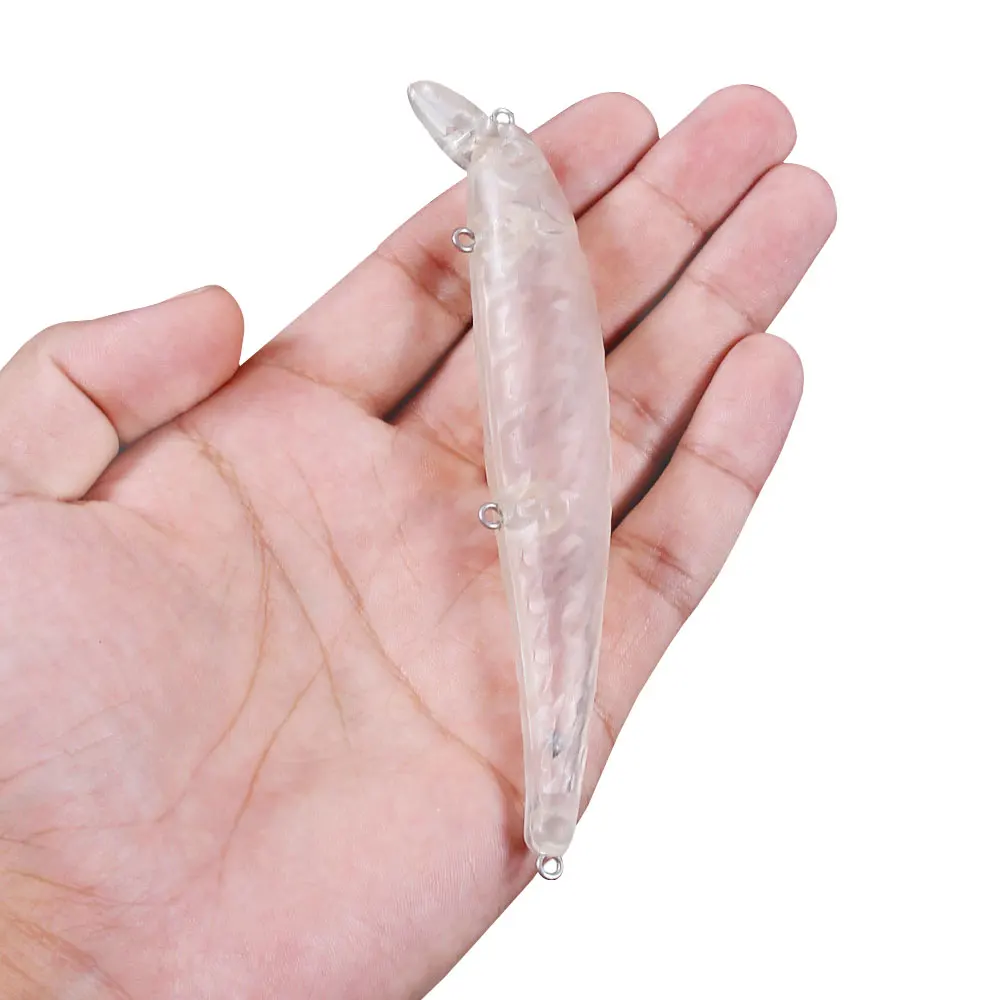 Señuelos Minnow sin pintar 12 cm – Wobbler duro para bricolaje - imagen 3