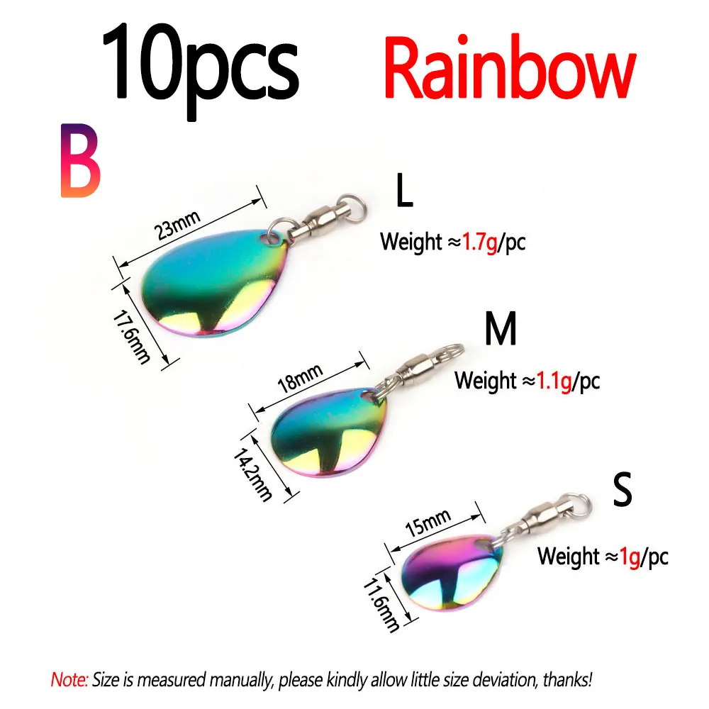 10PCS Rainbow B