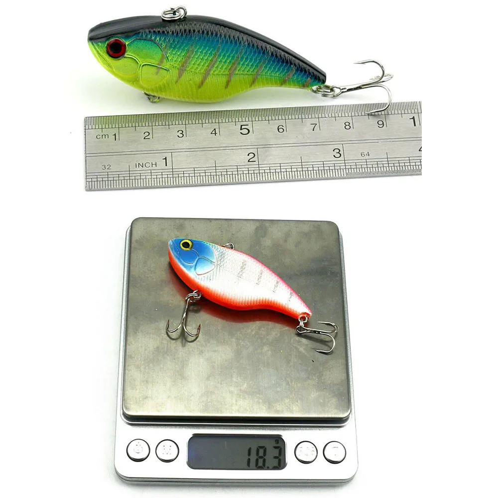 KNCONAN VIBRATION VIB 75mm 18,3g Wobblers aparejos de pesca Señuelos de pesca cebo vibratorio para accesorios artificiales de profundidad completa - imagen 4