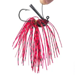 Faldas de plantilla de lubina de silicona de 14g, cebo Buzzbait, falda de goma Wobbler de alta calidad para Lucio, señuelos de pesca dorados, cebo Artificial