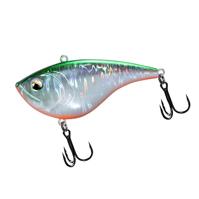 1 unidad de 80mm 21g, aparejos de pesca Crankbait sin labios, cebos de sonajero, señuelo de pesca VIB, Wobblers para Lucio, perca, cebo vibratorio - imagen 5