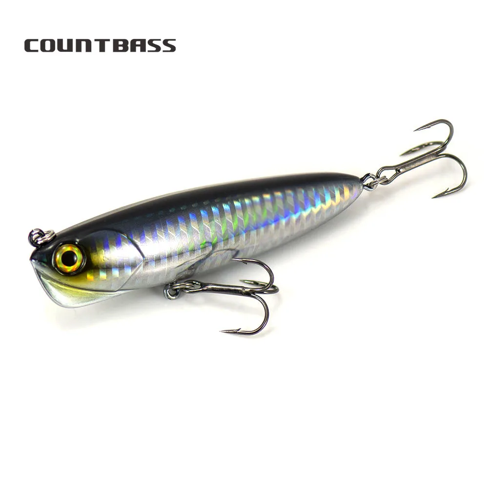Lápiz de hundimiento lento Countbass 90 mm 3-1/2" 18 g 41/64 oz. Wobblers Dive 5-40cm Señuelos de pesca Somari ultralargos Hardbaits