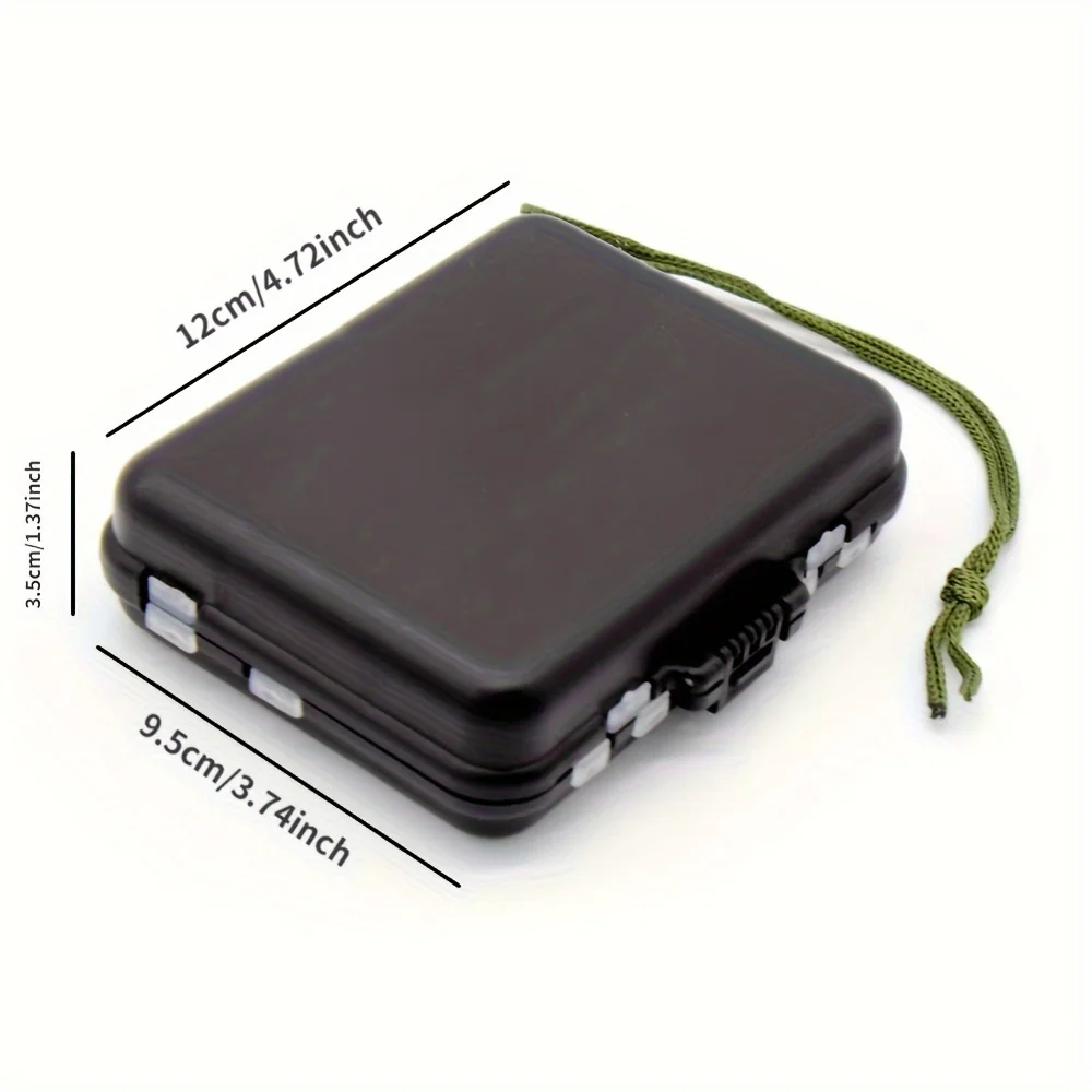 Kit de equipo de pesca de 140 piezas, botón a presión equipado con flotador y giratorio de acero inoxidable, caja negra duradera adecuada para anglers - imagen 5