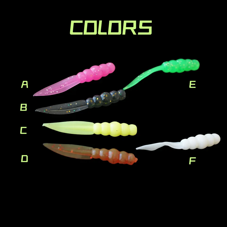 SENSEYE-Mini señuelos blandos de pesca en roca, cebos de goma, gusanos blandos, cebos artificiales de silicona, lubina, 35mm, 0,3g, 20 piezas - imagen 3