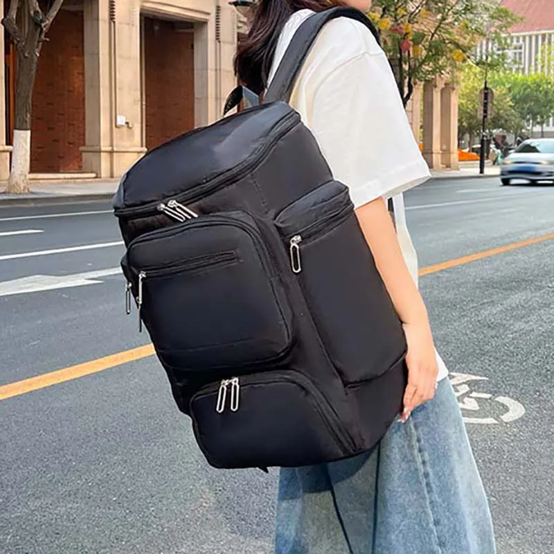 Mochila de pesca, bolsa de viaje de almacenamiento grande, bolsa de equipaje de corta distancia, bolsillo para zapatos, deportes al aire libre, portátil, mochila escolar de negocios - imagen 2