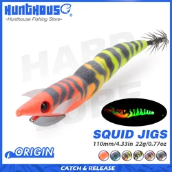 Hunthouse Señuelo Jigging Calamar Luminoso para Pesca Profunda