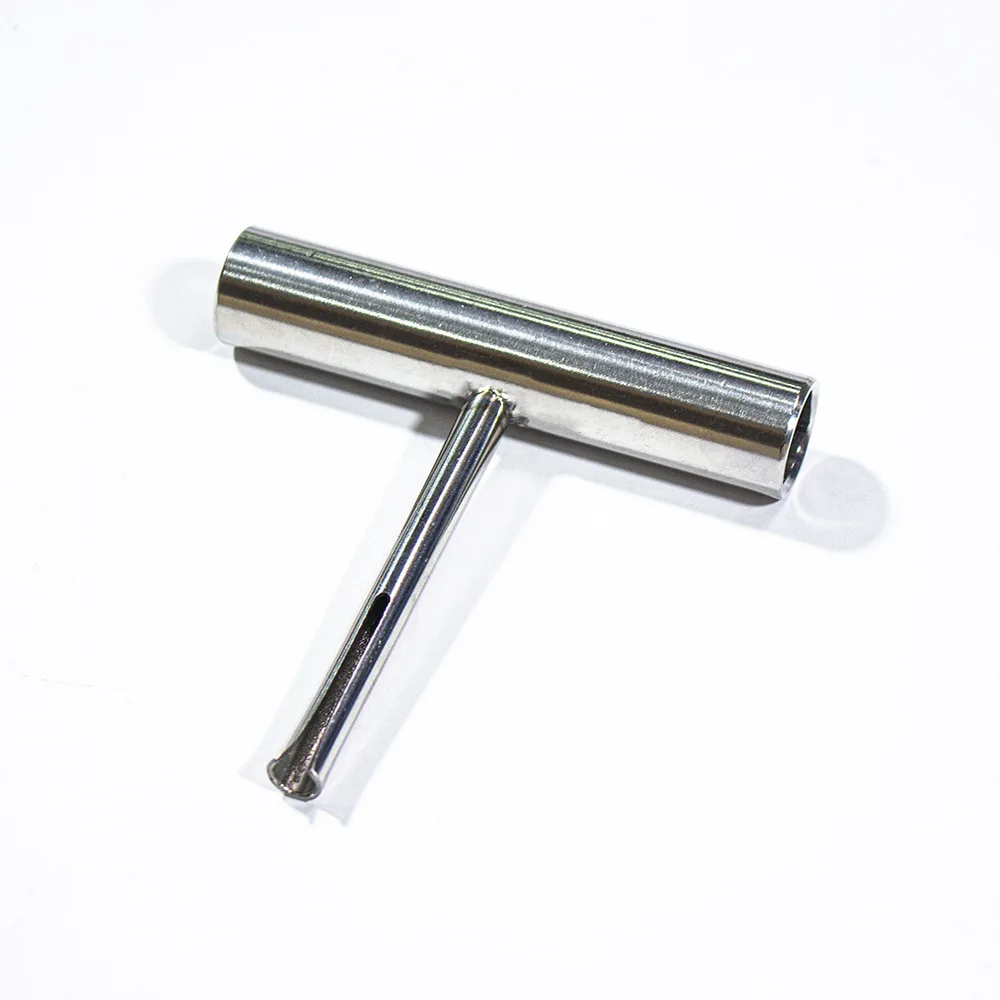 Varilla en forma de T, herramienta de inserción de espoleta de acero inoxidable, pesca submarina, buceo, varilla de inserción de espoleta de goma, barra en forma de T, herramienta para pistola