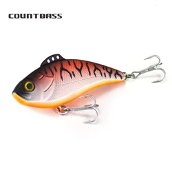 Countbass Crankbait sin labios 70 mm 2-3/4" 19,2 g 43/64 oz. Señuelos de pesca con vibración que se hunden, Wobbler VIB Chatter