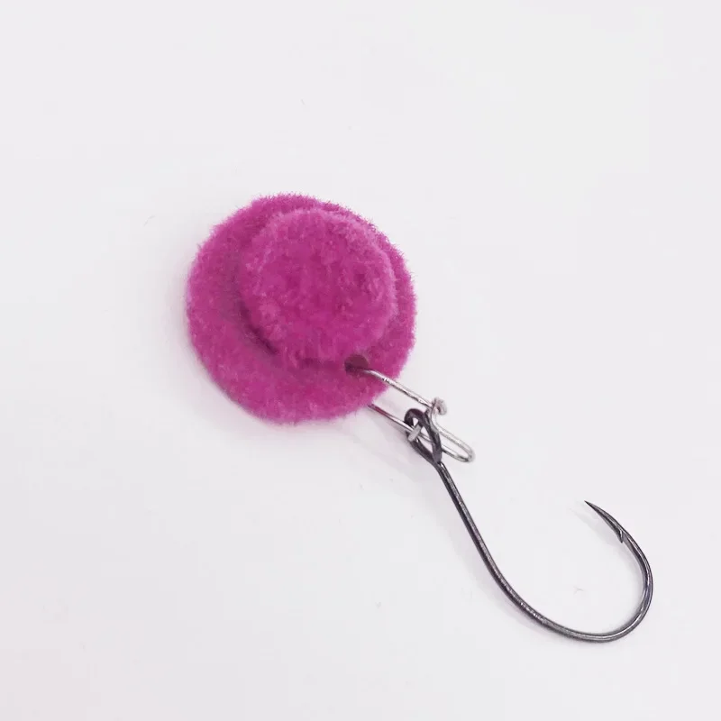 2 uds 1,0g Metal carretera Submicro Material carretera Submicro cebo un solo gancho Micro Material trucha caballo boca botón lentejuelas pesca - imagen 4