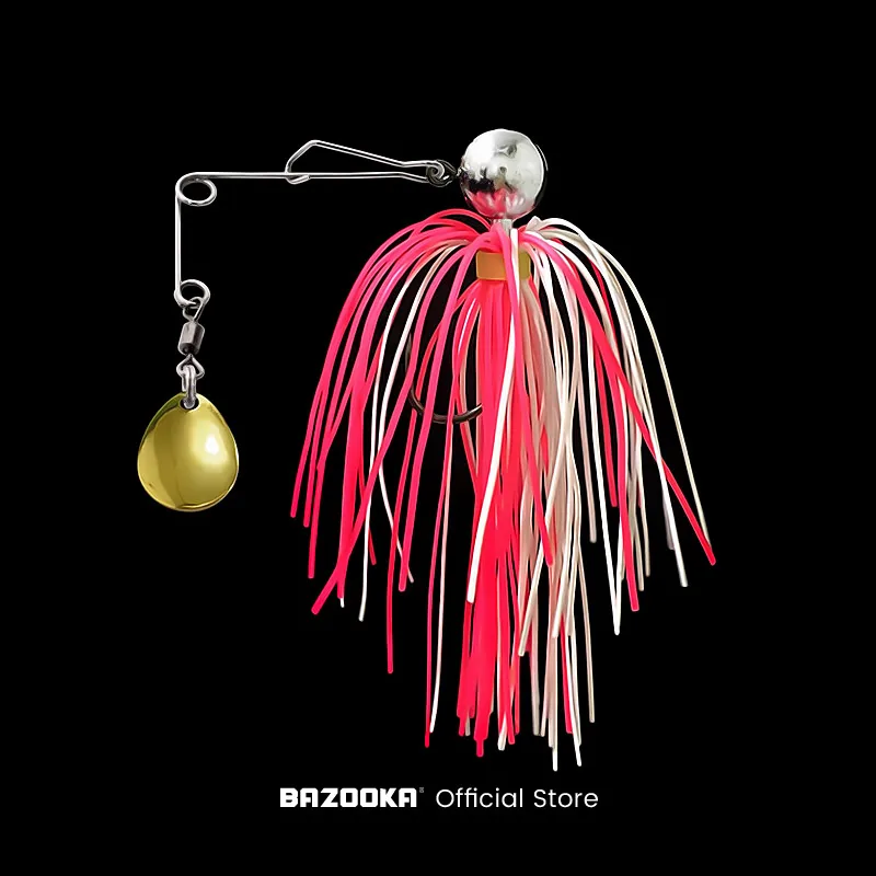 Bazooka Spinnerbait-señuelo de pesca, cebo de alambre, doble hoja de sauce, aguja giratoria, gancho de Metal, cuchara, Wobblers, lubina, lentejuelas, Lucio, carpa - imagen 5