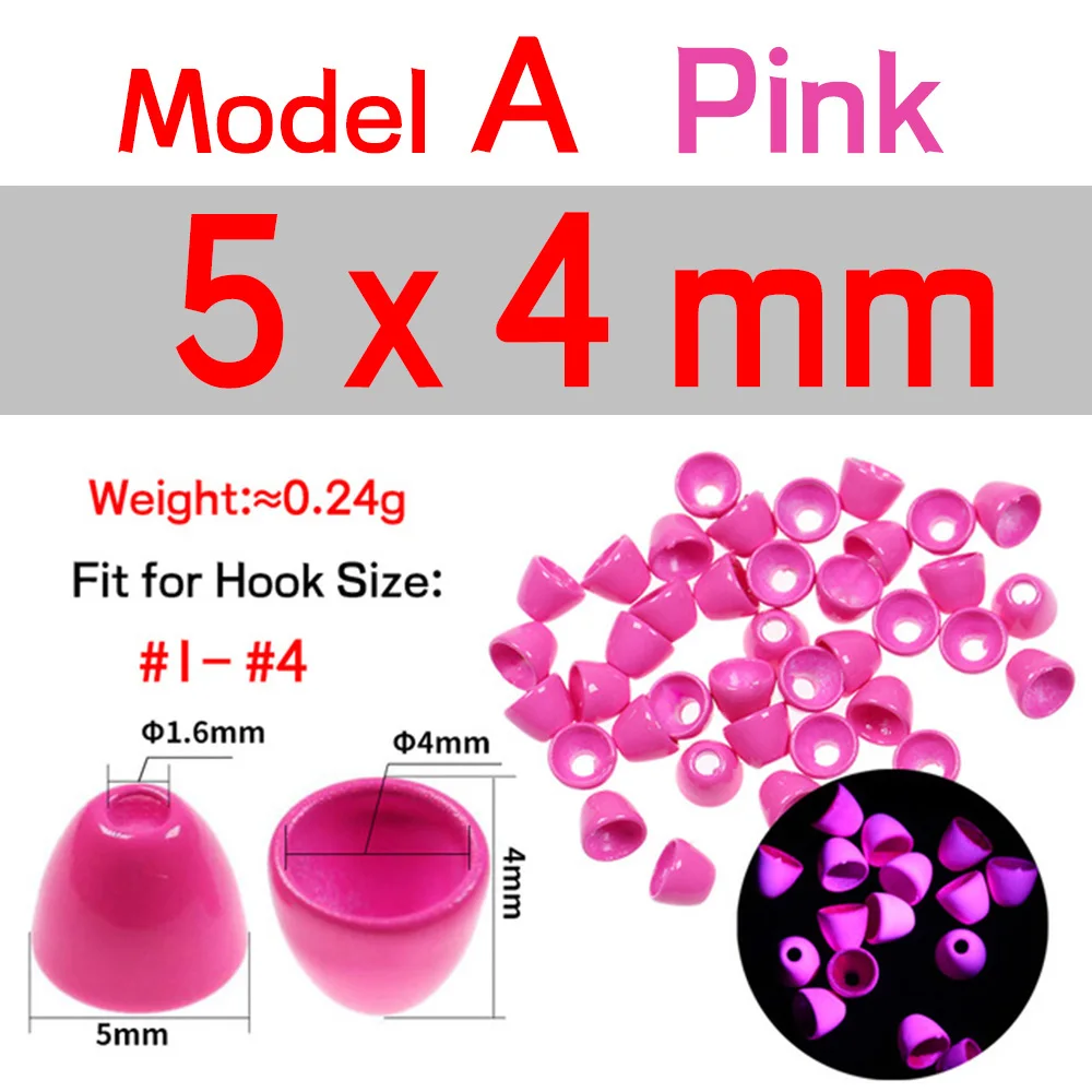 20pc Pink 5X4mm A